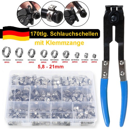 170tlg schlauchschellen - 170tlg,